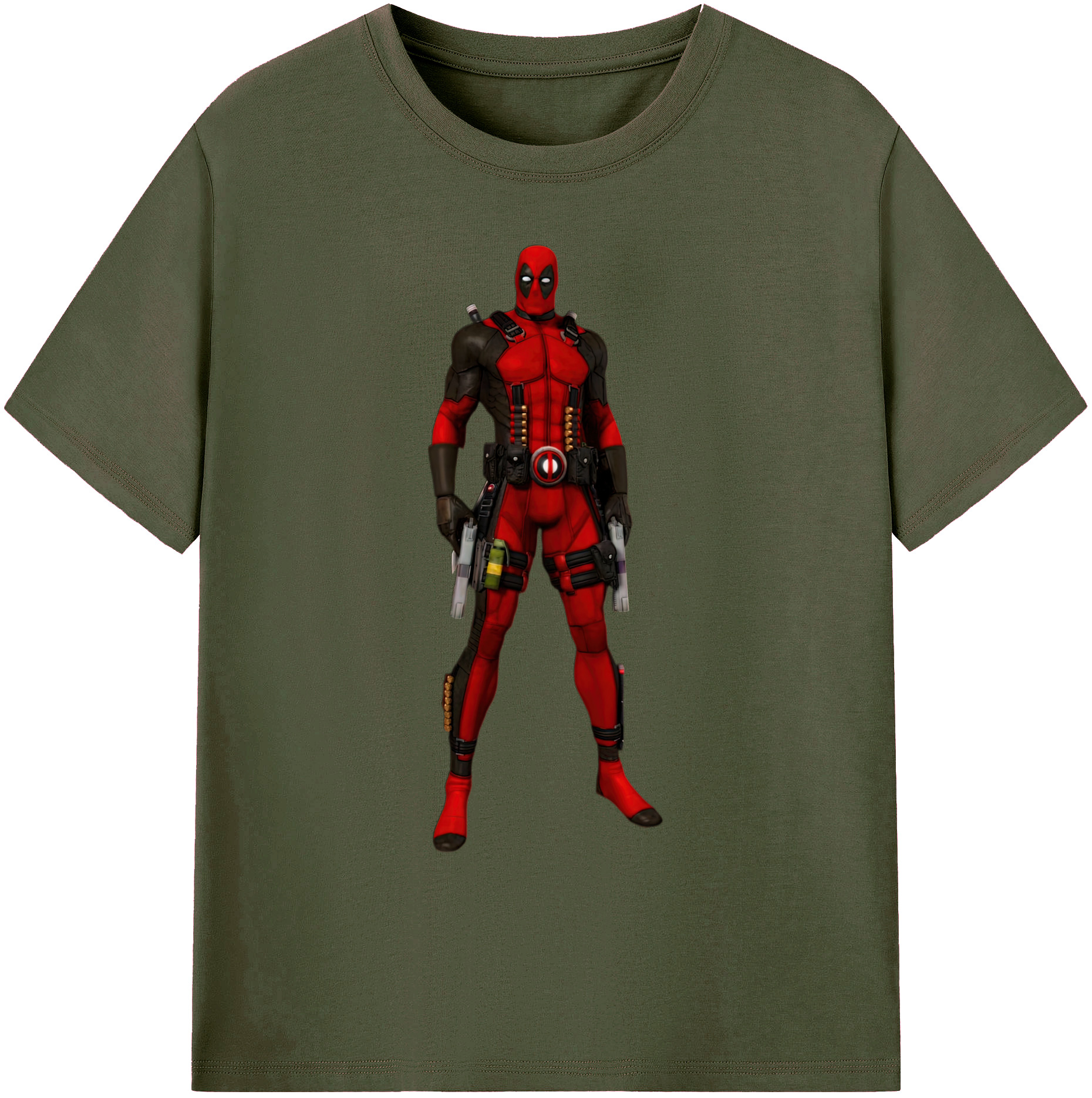 （画像用） Deadpool デッドプール 綿100％ メンズ半袖Tシャツ｜肌触りやわらか＆通気性